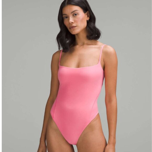 lululemon athletica Other - Lululemon Wundermost Ultra-Soft Nulu Square-Neck Spaghetti-Strap Bodysuit